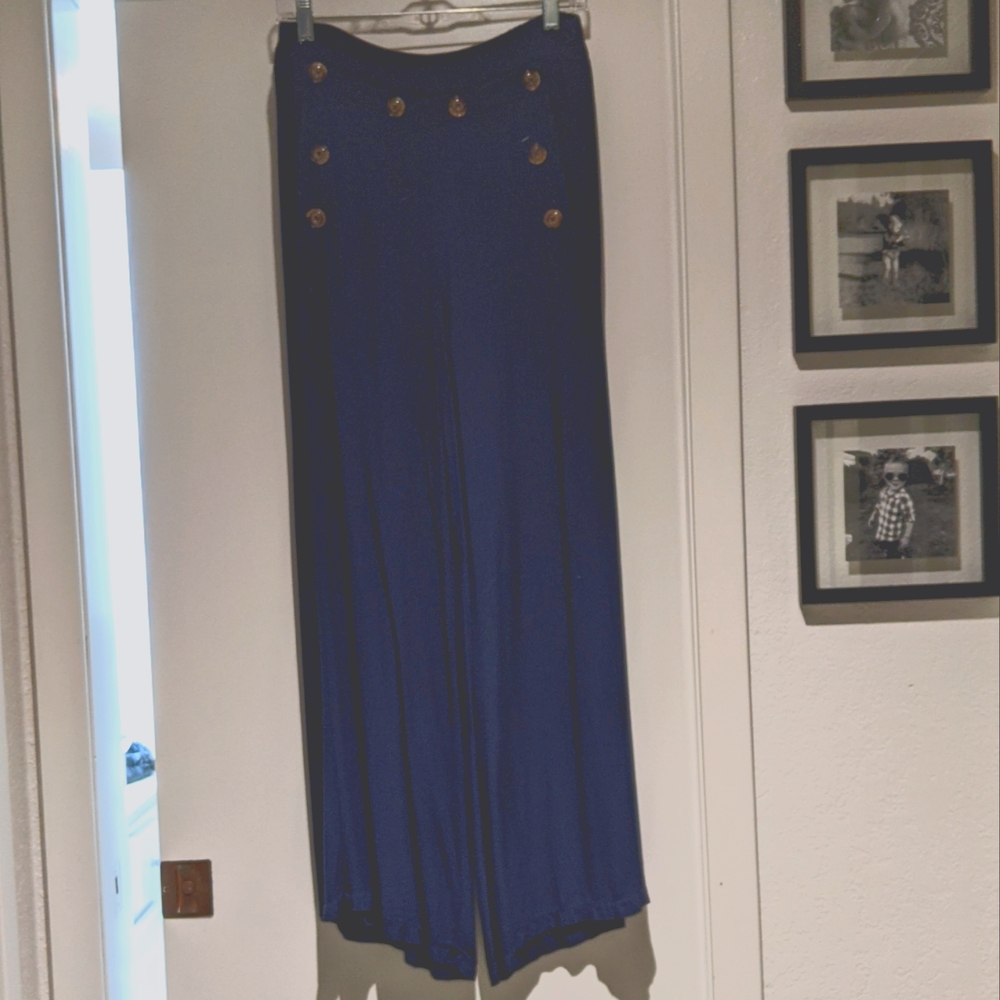 AE Navy Wide Leg Pants